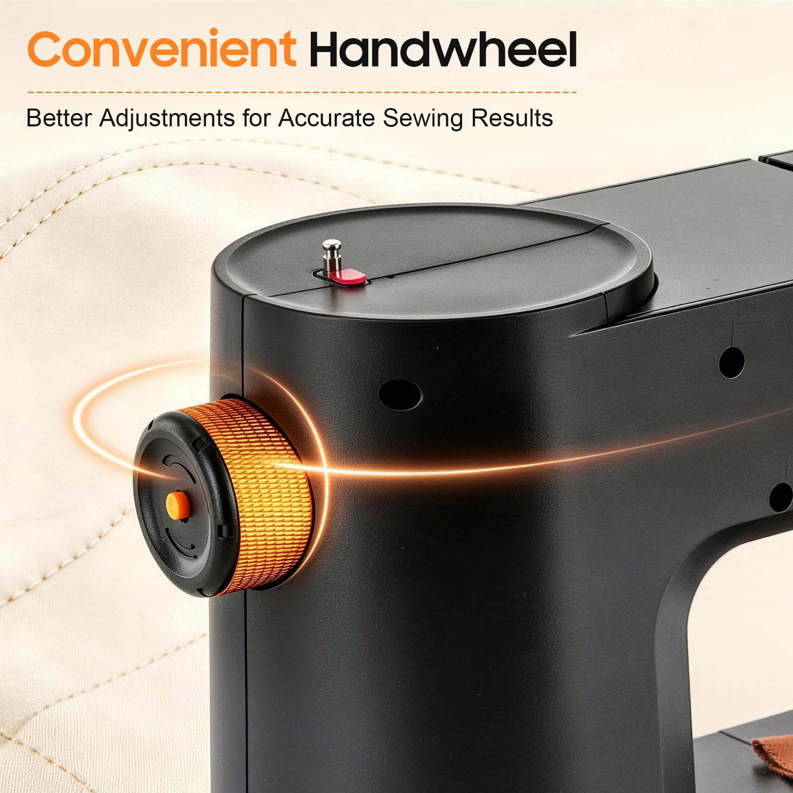 Machine À Coudre Électrique Portable Double Vitesse Avec Éclairage LED Et Pédale, Machine À Coudre Mini Home Bras Libre, Pour Coton Soie Lin Et Tissus Divers