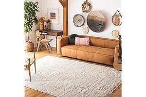 SAFAVIEH Rag Rug: Ideal Bedroom Area Rug Under Queen Bed