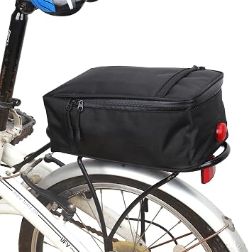 Bike Rack Bag - Bicycle Rear Seat Waterproof Insulated Storage Pack, Large Capacity Cycling Pannier Trunk for Road Mountain Bike Riding
