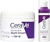 Crema Nocturna Renovadora CeraVe, 1.7 Onzas + Sérum de Retinol Antienvejecimiento CeraVe, 1 Oz 1