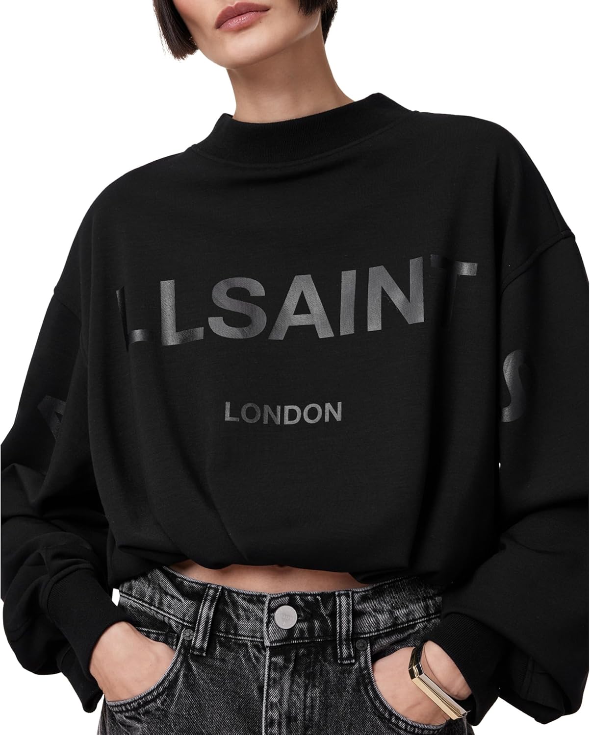 AllSaints womens Biggy Aster Sweat - Image 4