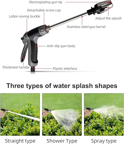 Miniatura 3 de Lavadora a presión Water Blitz Boquilla giratoria de 360 con 3 modos de pulverización Limpiador portátil de alta presión para automóvil, piso,