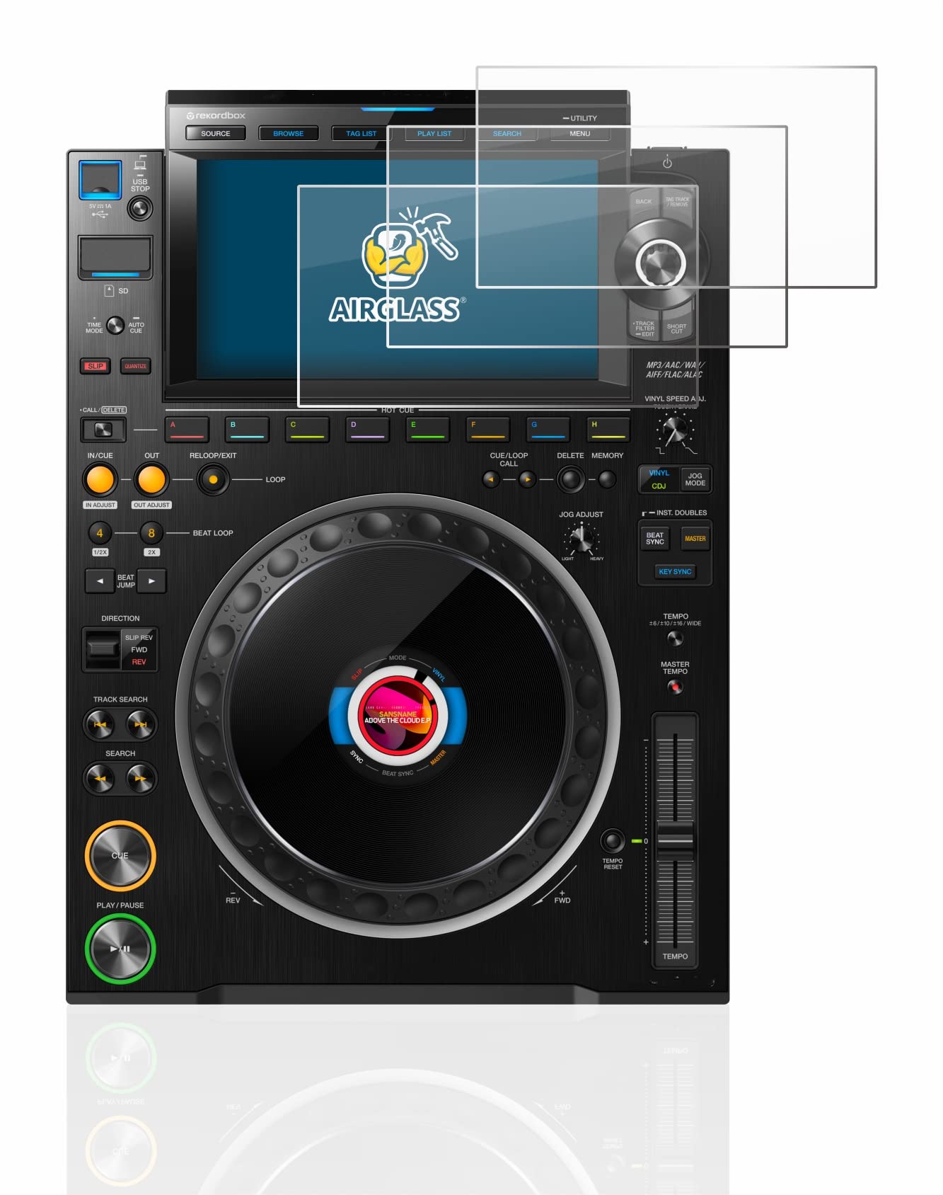 BROTECT Anti-Glare Protective Glass For Pioneer CDJ 3000 (Pack Of 3) Protective Film Tempered Glass Matt [Extremely Scratch-Resistant 9H, Anti-Reflection - View #3