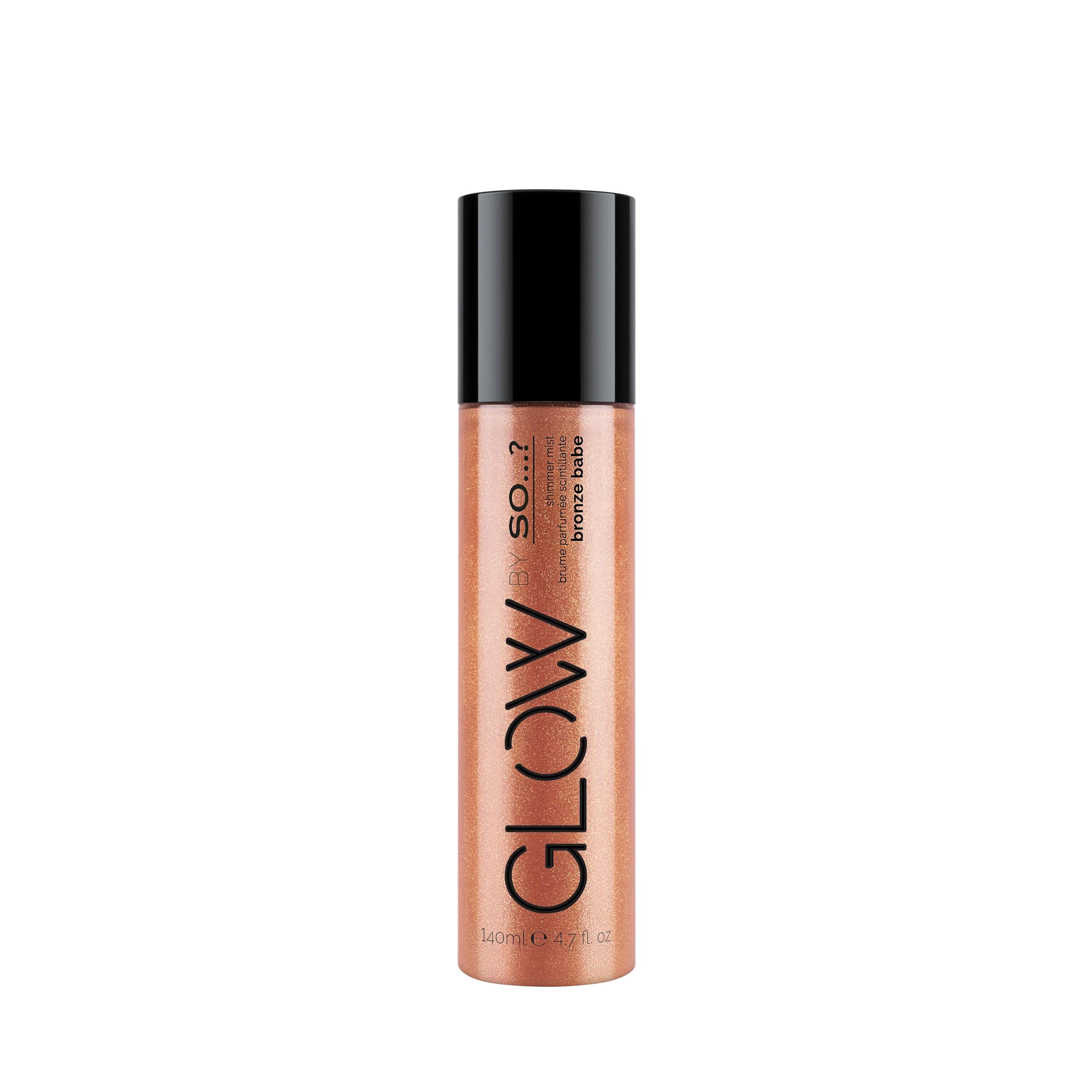 Glow by SO…? Bronze Babe Illuminating Perfume Mist – Radiant Shimmering Body Spray for Women, Long-Lasting Fragrance and Natural Glow, Perfect for Every-Day Wear, 140ml