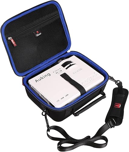 Mchoi Funda de viaje rígida para proyector AuKing 2022/para mini proyector actualizado 2025, solo funda