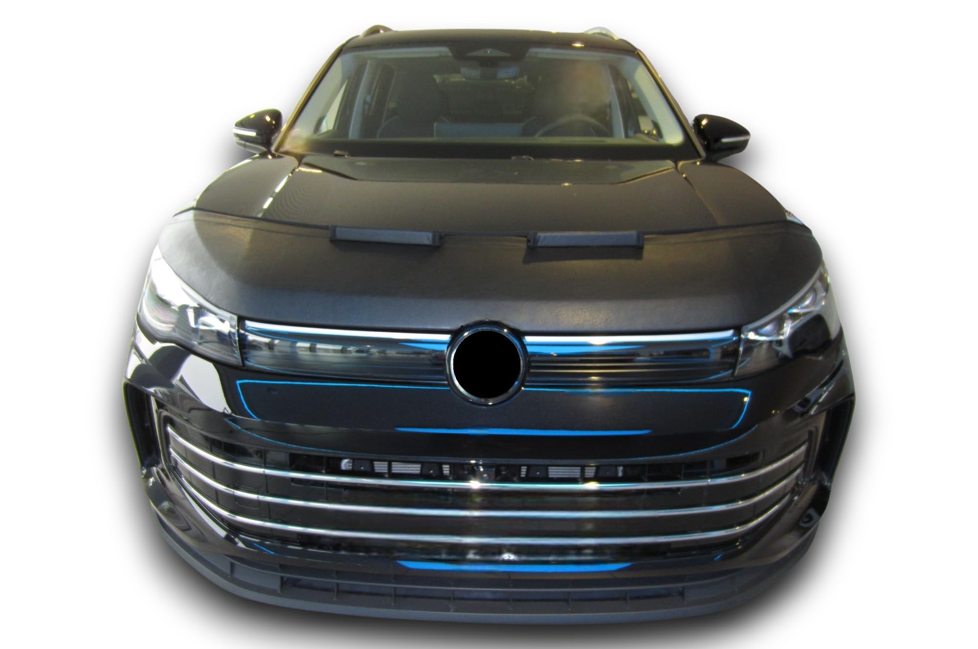 AB-00845 Auto-BRA kompatibel mit VW Volkswagen Tiguan ab 2024 Haubenbra Steinschlagschutz Tuning Bonnet Bra