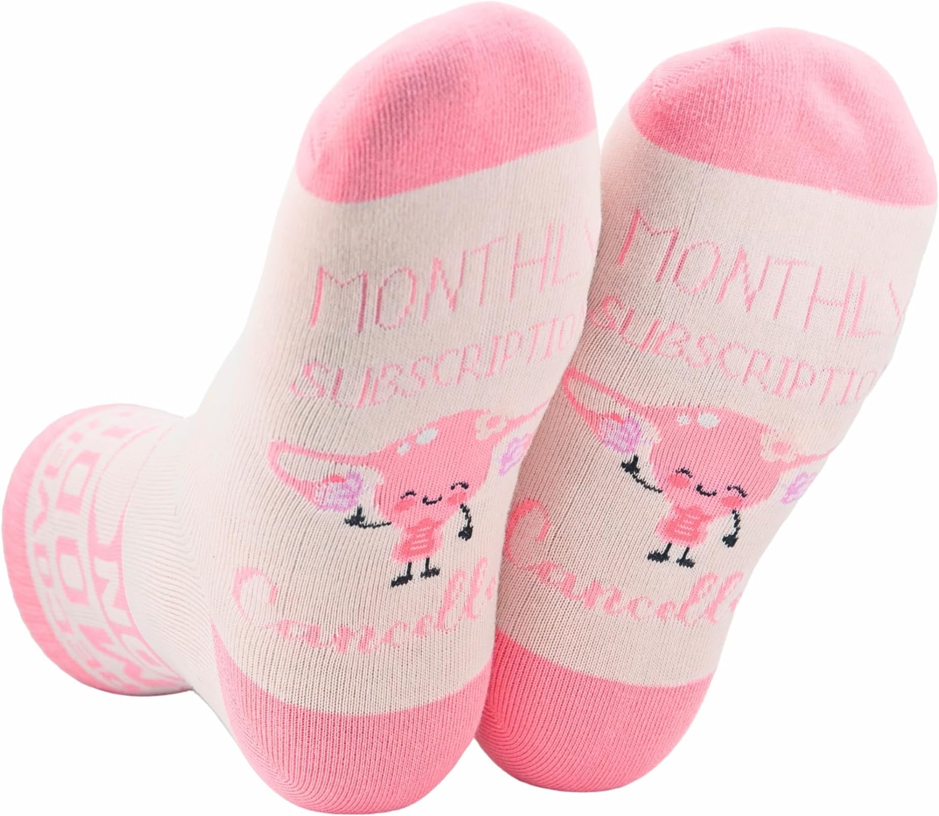 InnoBeta Hysterectomy Recovery Must Haves Socks, After Hysterectomy Recovery Gifts Basket, One Size Crew Socks, Monthly Subscription Cancelled