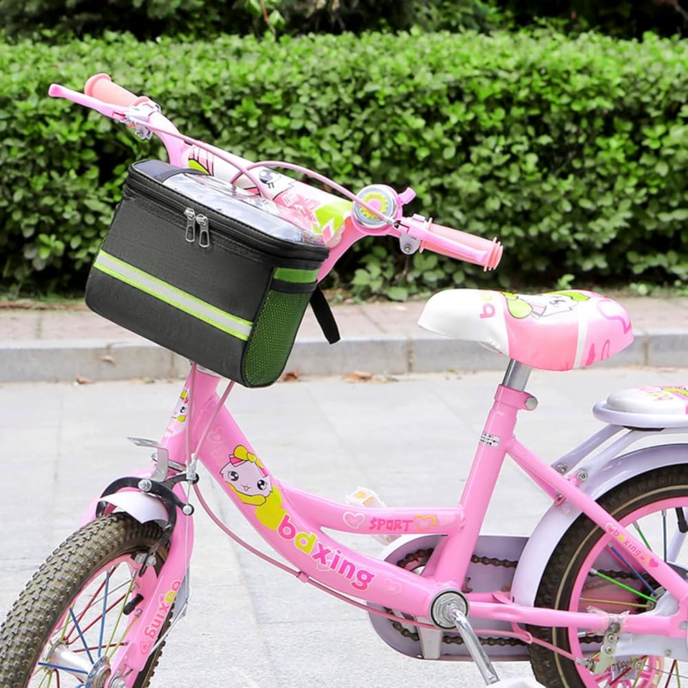 子供用自転車 水色 前面バスケット付き 幼児・子供車用バスケット センタン 自転車 前カゴ ステンレス