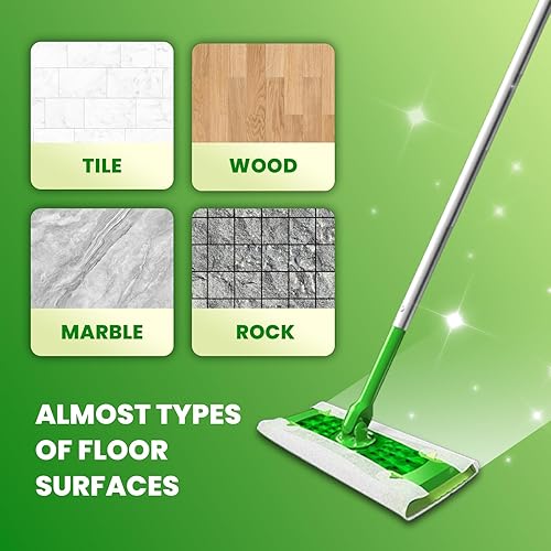 Miniatura 10 de Almohadillas mejoradas para trapeador húmedo Swiffer Sweeper - Recambios de paños húmedos, 32 unidades