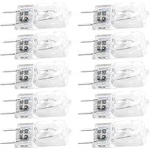 10-Pack T4 G8 Halogen Lamp 20W 120V Soft White High CRI 360 Beam Angle Dimmable Bulb Compatible with Microwave Oven Stove Top Light
