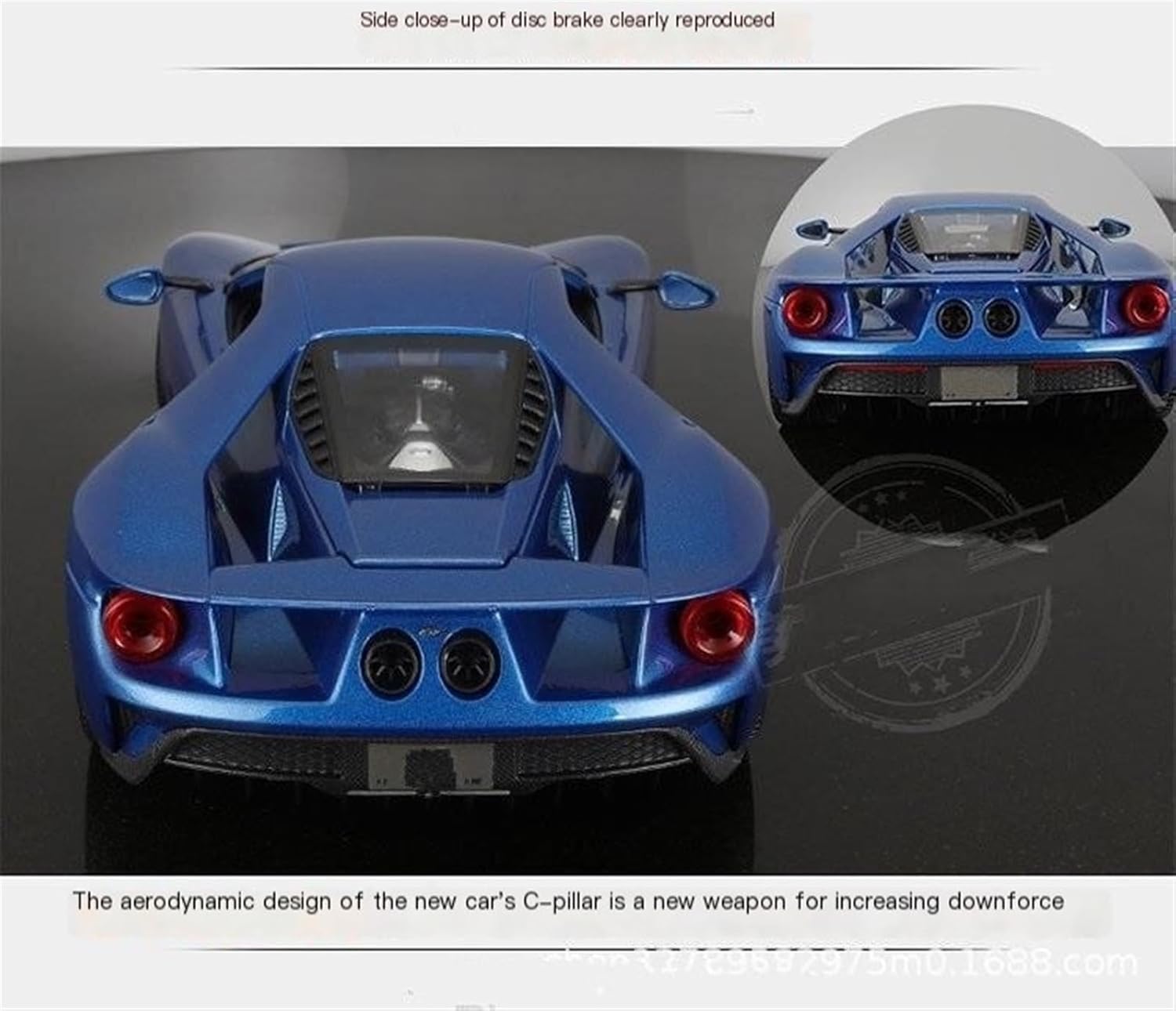 1:18 blue alloy simulation sports car car model(2017 Blue)