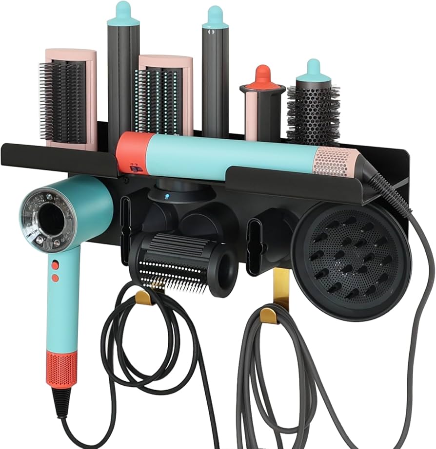 Amazon.com: CATOOMUU Wall Mount Hair Dryer Stand Holder for Dyson