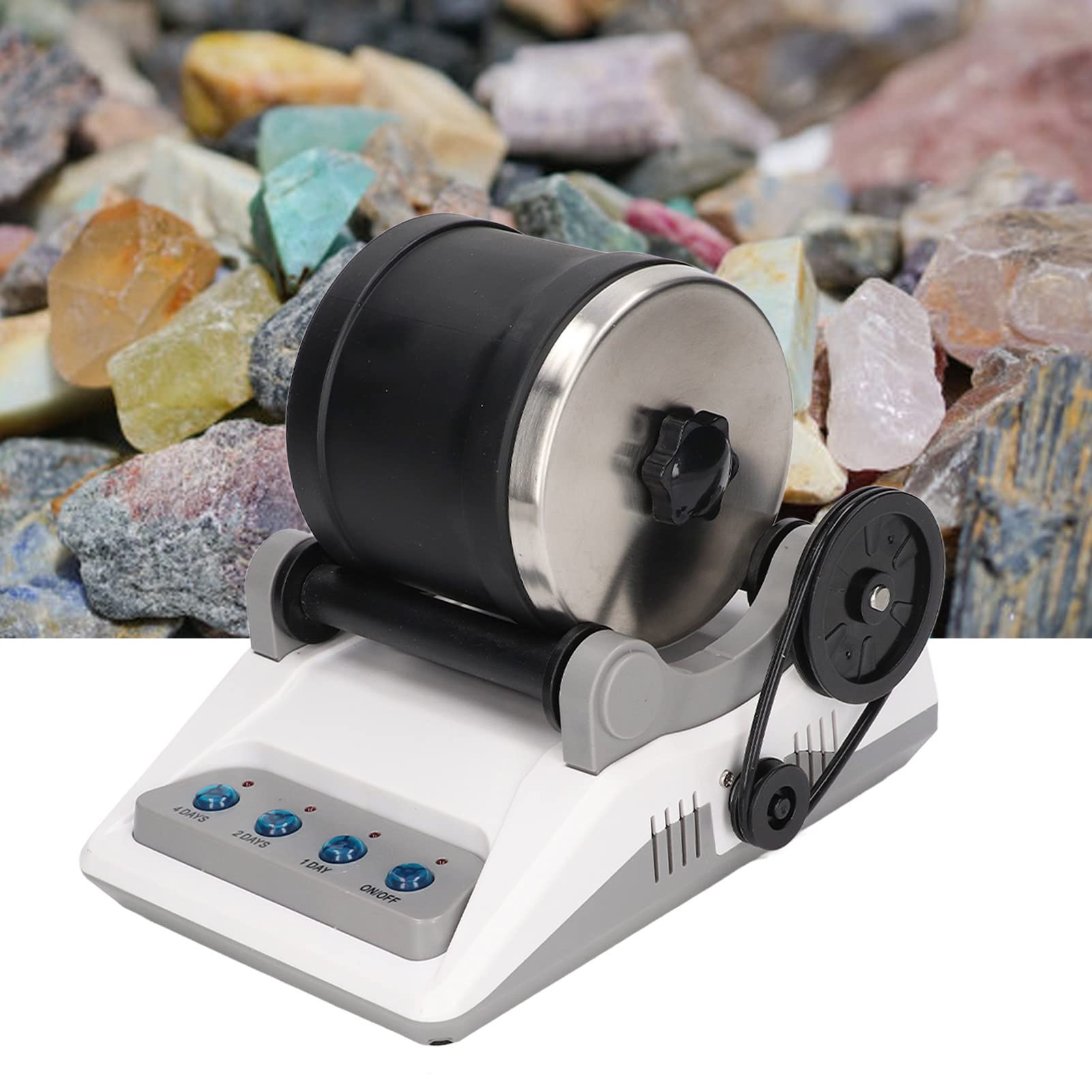 Kit Educativo per Lucidatura Rocce per Bambini ¨C Set Iniziale con Pietre e Graniglia Lucidante per Buratti di Roccia