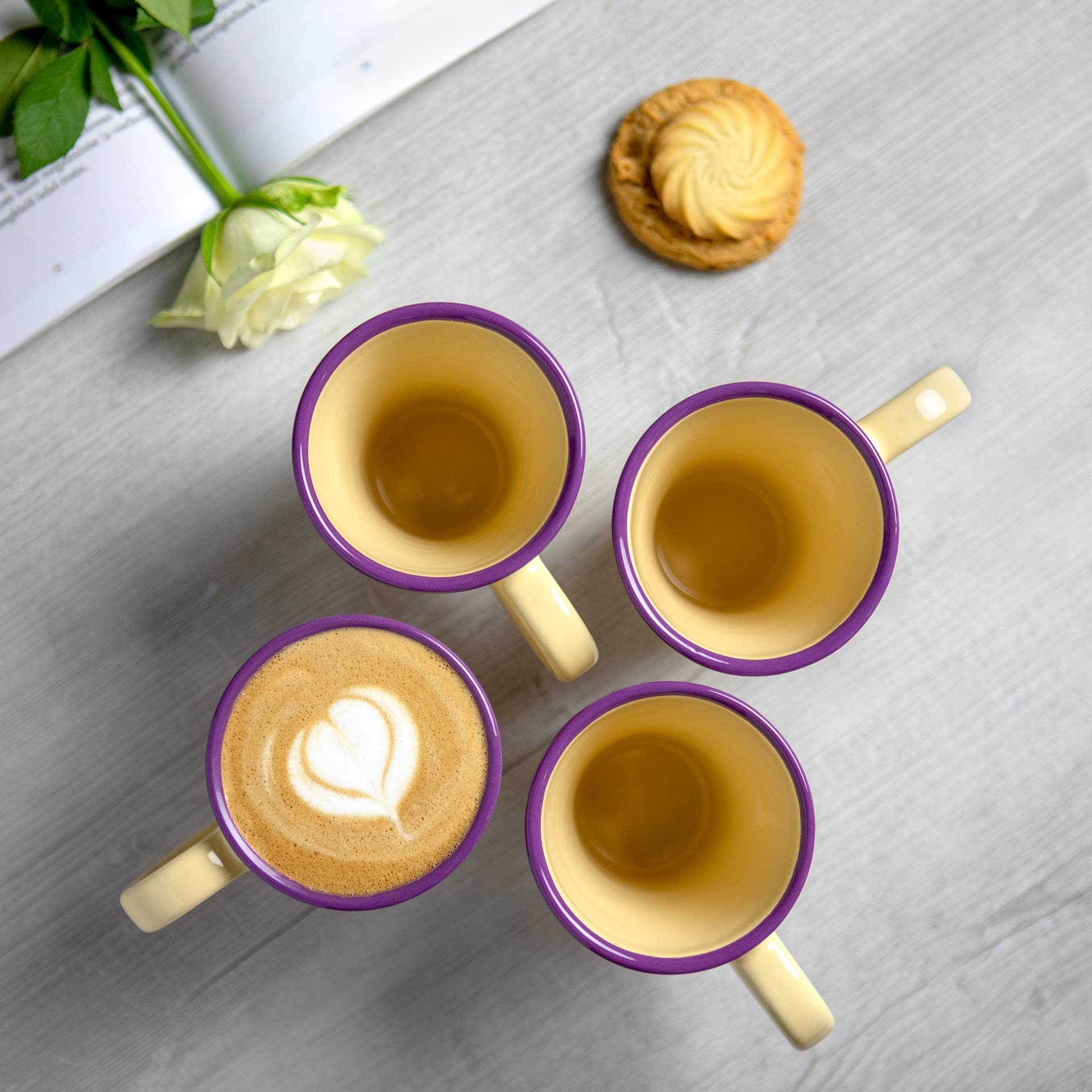 Miami Pastel mok lavendel 32 cl. bedrukken? Bereken uw prijs