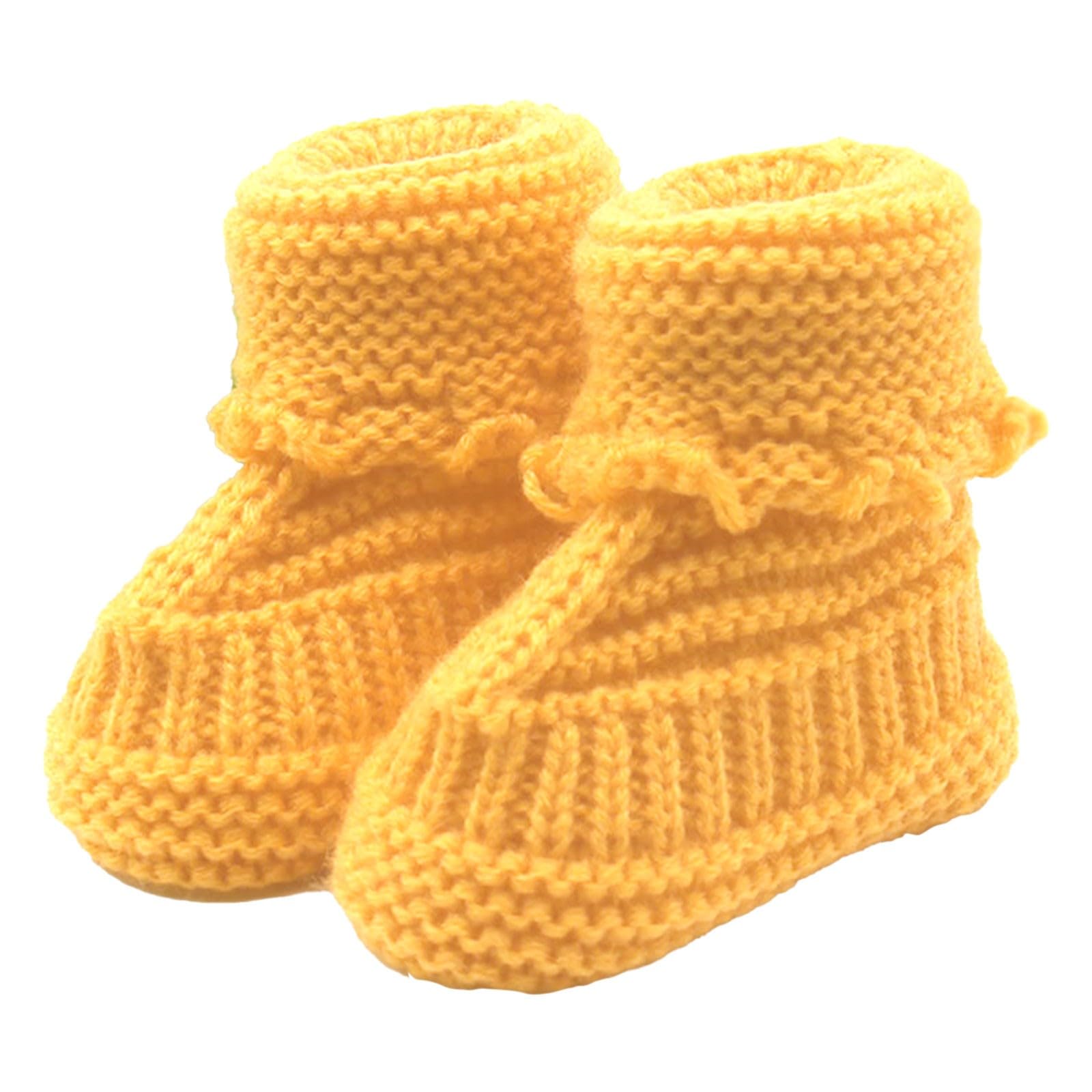 Kids Baby Boys Girls Winter Slippers Cartoon Dinosaur Non Slip Home Indoors Shoes Hiking Boots Kids (Yellow, 3.5 Infant)