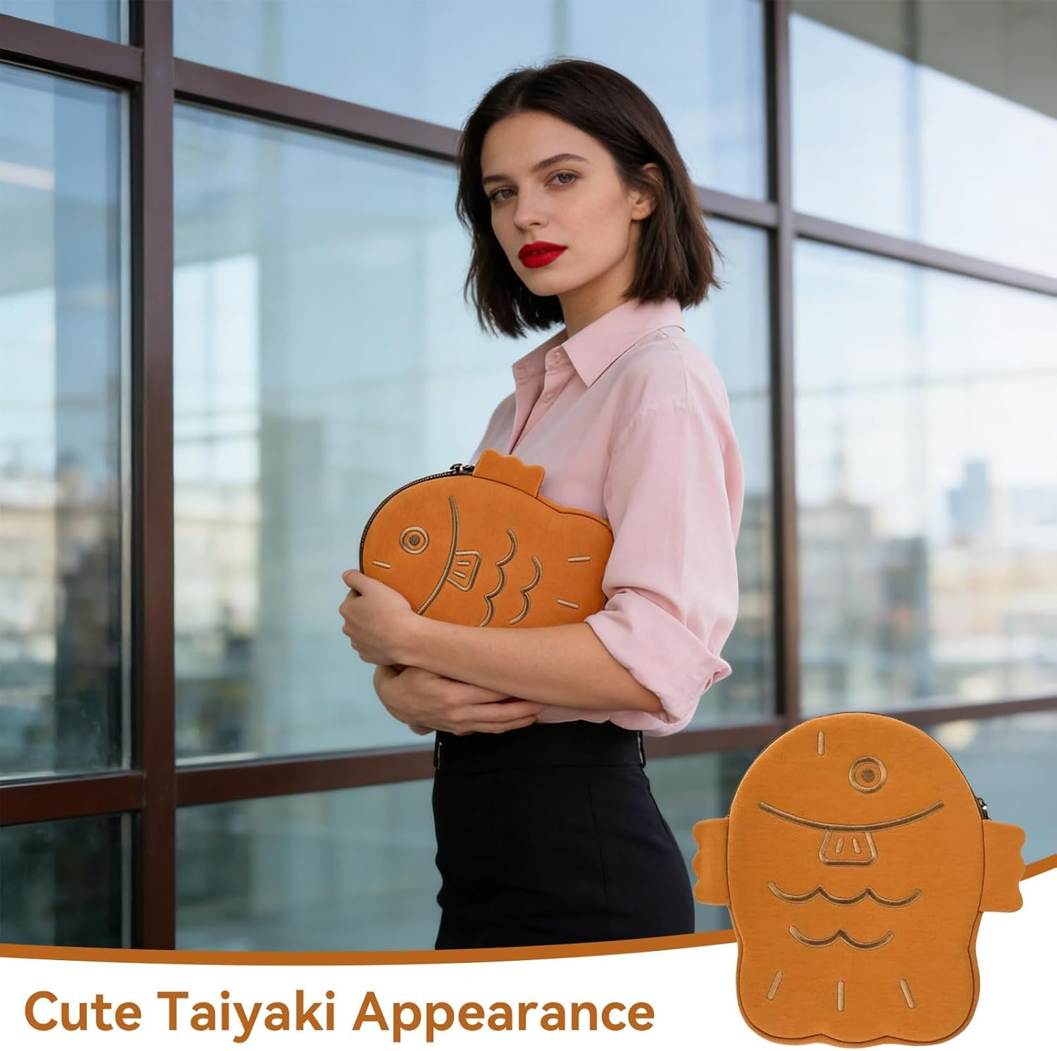 Taiyaki 13 Inch Laptop & Tablet Sleeve - Cute Travel Case, Protective for Women Girls