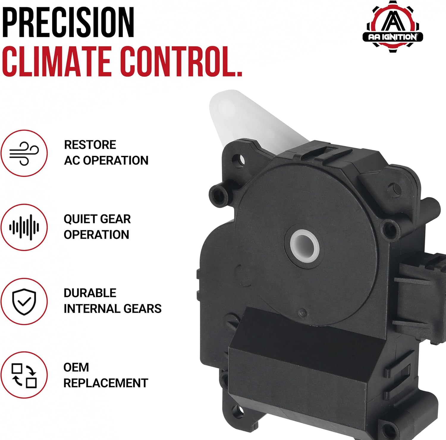 HVAC Blend Door Actuator - Compatible with Acura, Honda - MDX, Odyssey, Pilot - Air Door Actuator - Mode Door Actuator - Replaces 79160S0XA01, 604-946 - 2002-2008