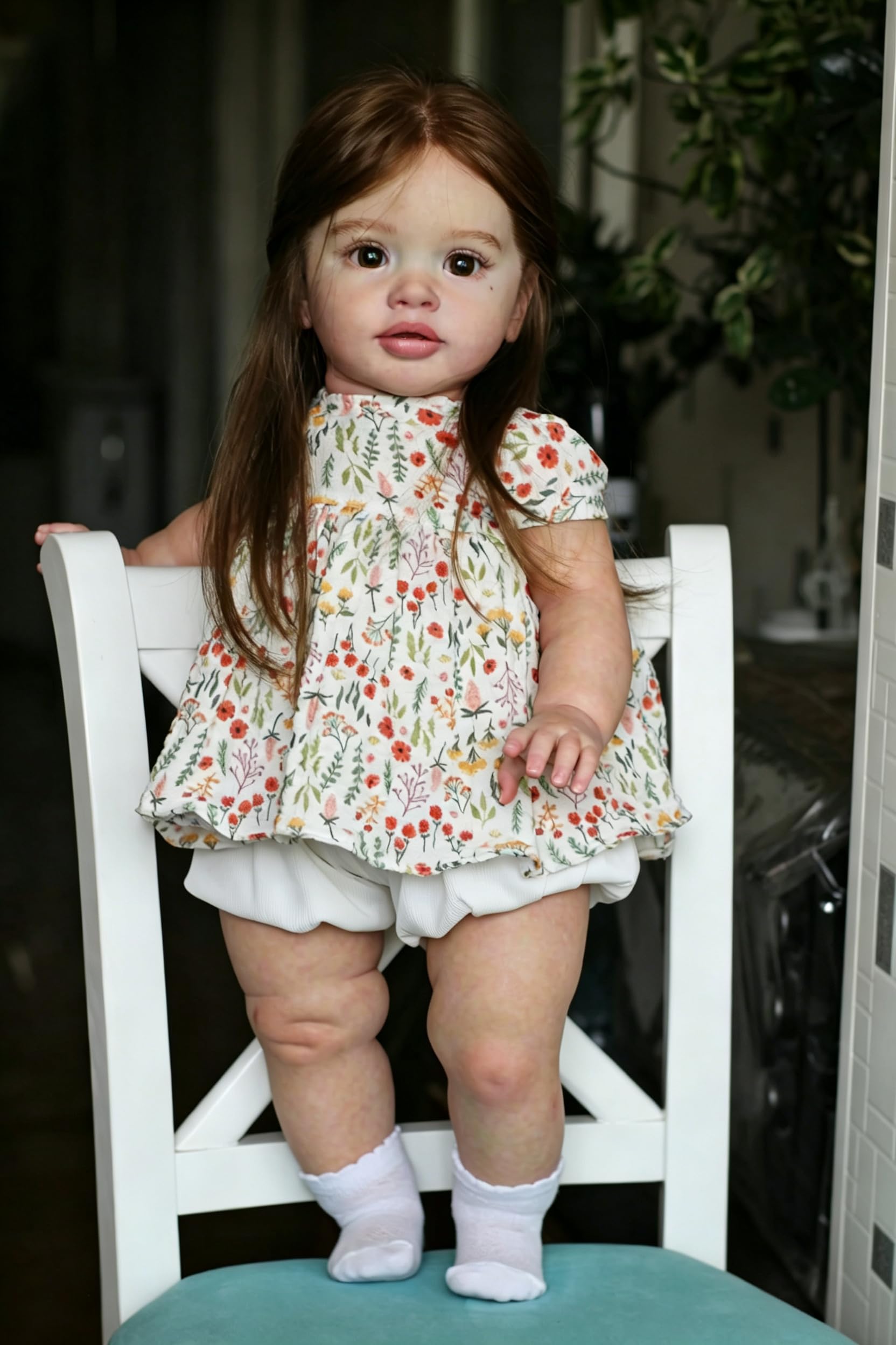 61 cm, które wyglądają prawdziwie Reborn Baby Dolls tkanina ciało Pippa, miękki silikonowy winyl Reborn lalka malucha duży rozmiar realistyczne realistyczne lalki noworodka z prostymi długimi