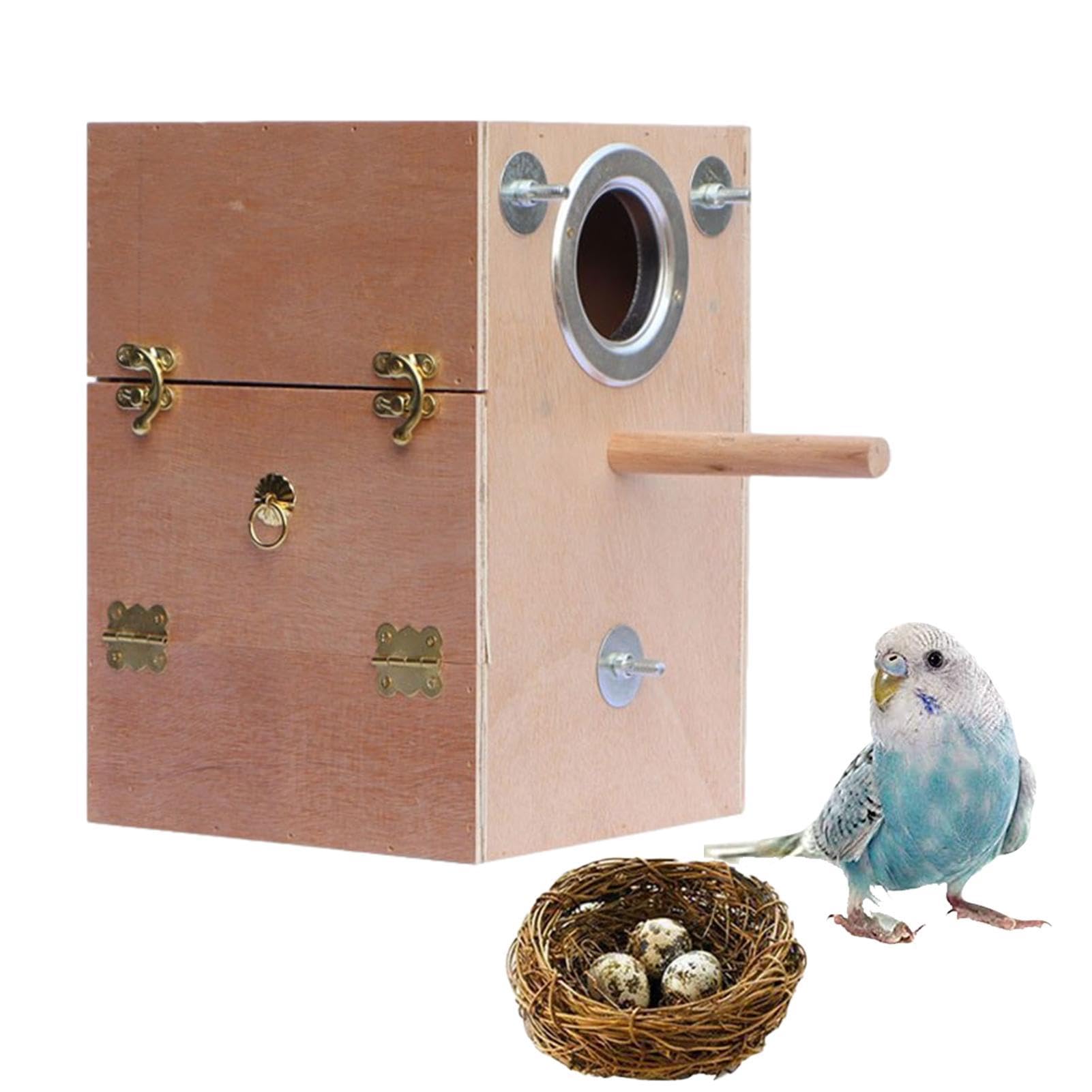 木製鳥用収納寝かせ桶　網戸付 木製鳥用収納寝かせ桶 網戸付 木製鳥用収納寝かせ桶 網戸付