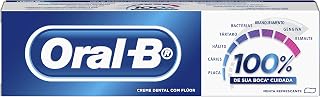 Creme Dental Oral-B com Flúor Menta Refrescante 70g