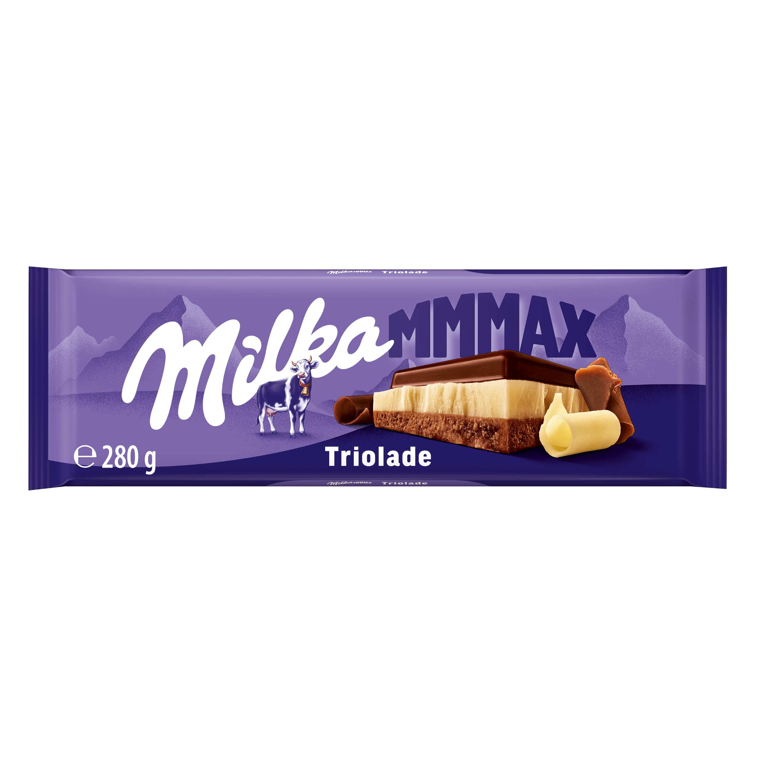Milka MMMAX Triolade Tafelschokolade, 280 g