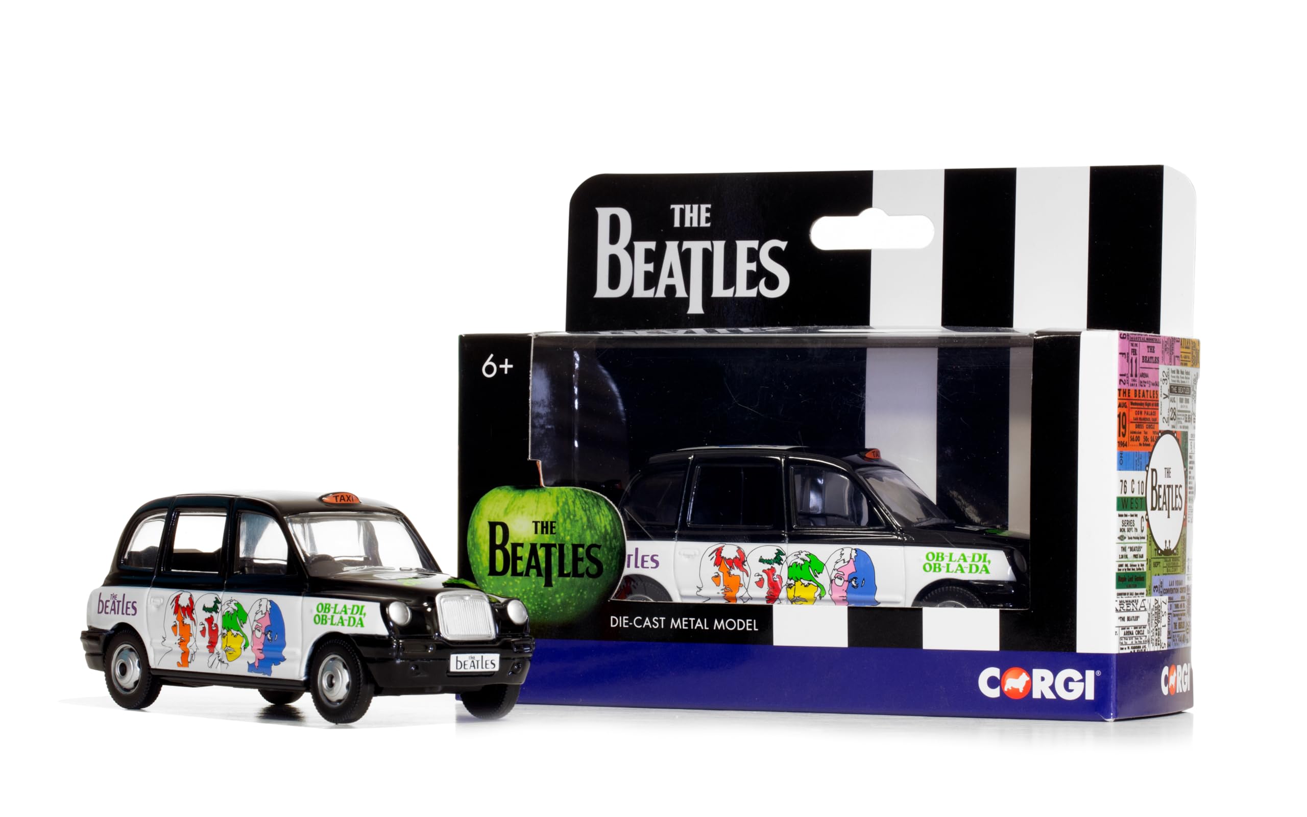 365Games.co.uk Unisex Corgi The Beatles London Taxi 'Ob-La-Di, Ob-La-Da' Diecast Model