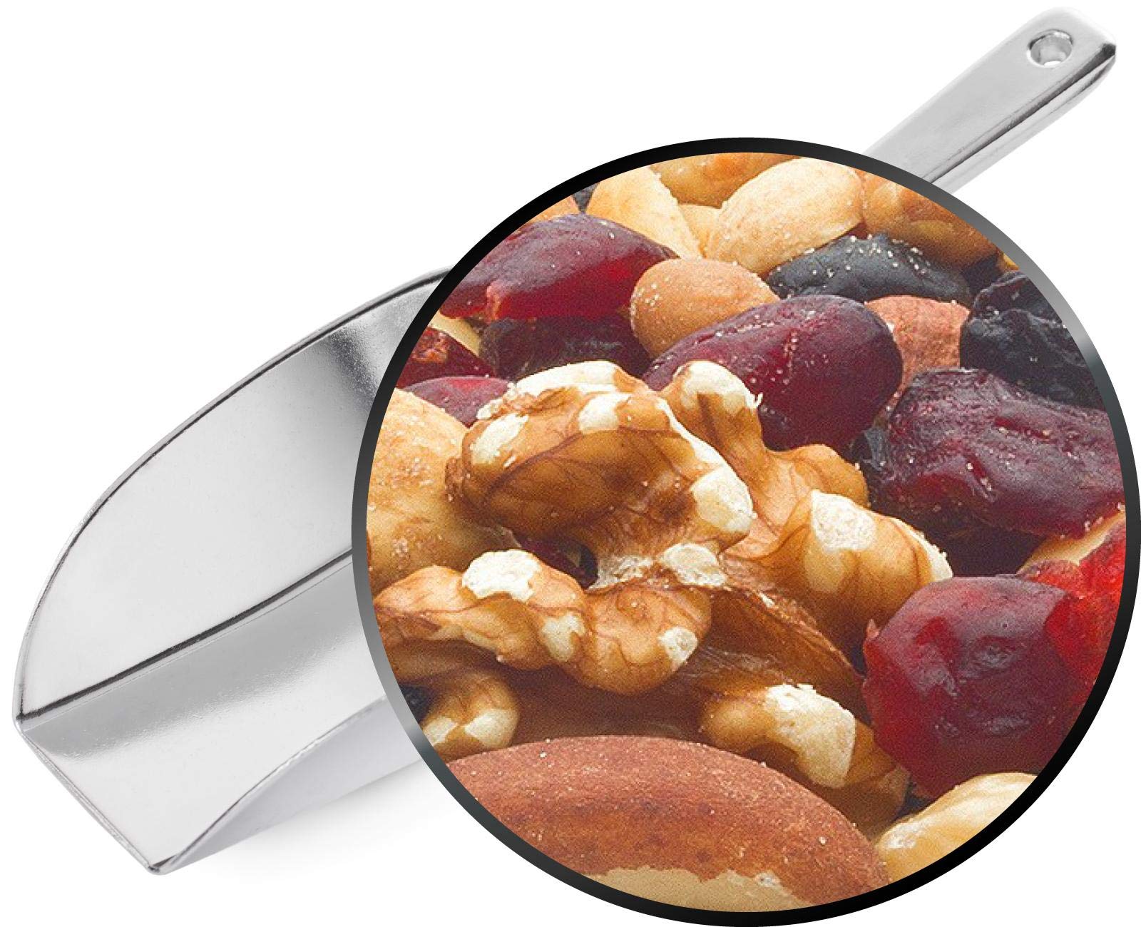 1 x 3kg Nussmischung mit Mandel Pecan Paranuss Walnuss Erdnuss Haselnuss Cranberry Blaubeere vegetarisch Premium