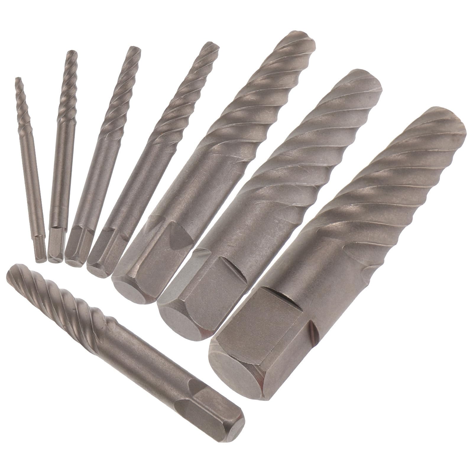 SOLUSTRE Kit Extractor de Pernos Rotos de Acero al Carbono para Proyectos DIY y Reparaciones Hogar, Herramienta Eficaz para Quitar Tornillos Pelados y Dañados