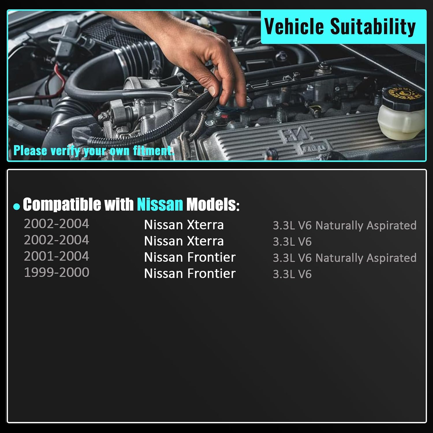 Harmonic Balancer Crankshaft Pulley Compatible with Nissan Xterra 2000-2004 Frontier 1999 2000 2001 2002 2003 2004 V6 3.3L 594-348 123034S100