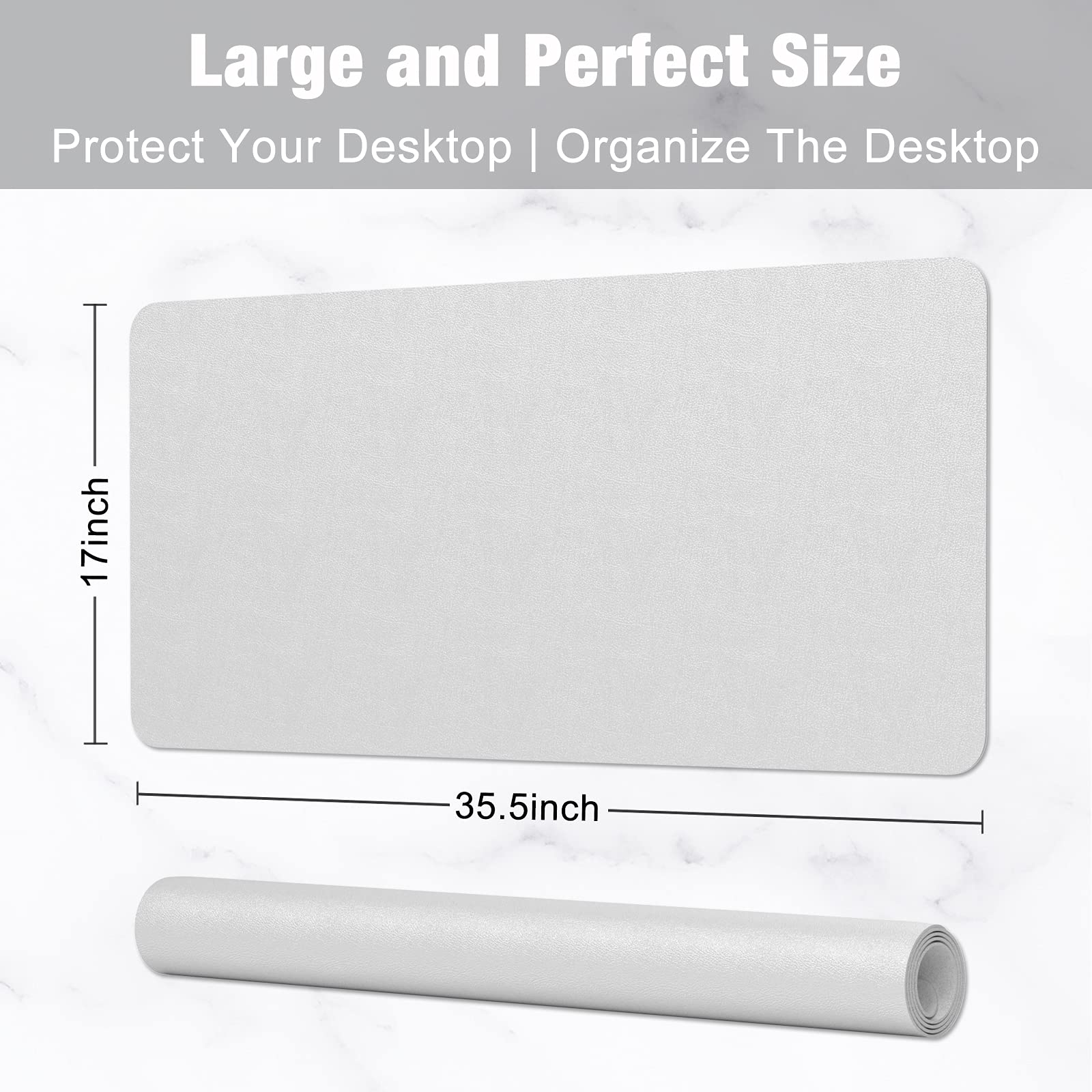 DHSBD Met De Hand Beschilderd Drukwerk Muismat Pu Materiaal Computer Pad Waterdichte Oversized Muismat Schrijven Toetsenbord Pad Bureau Pad 400x800mmx2mm