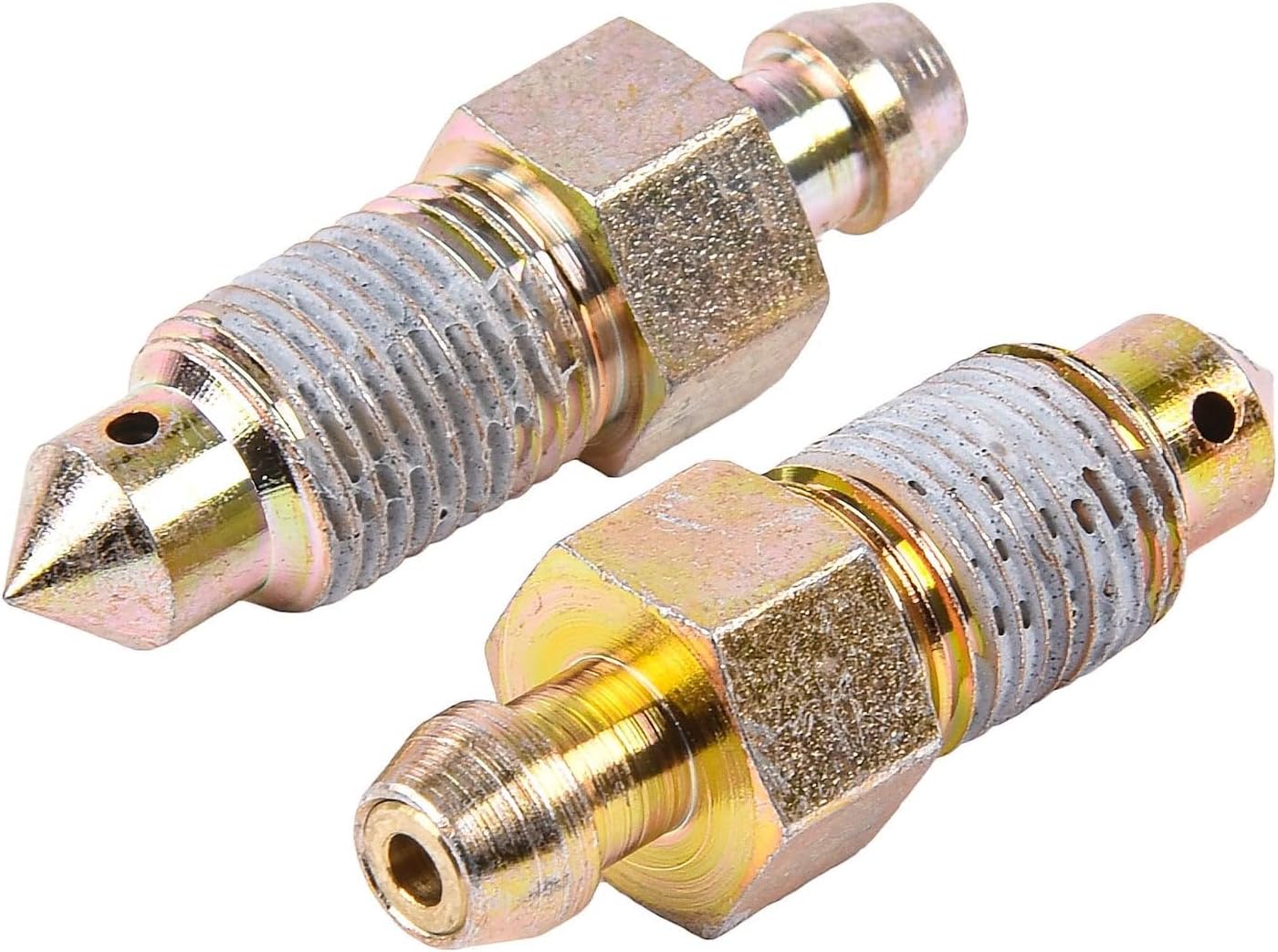 JEGS 635704 Speed Bleeders 10 mm-1.0 Thread 33 mm Overall Length Steel 2/pkg