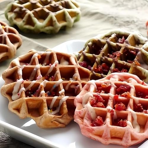 Miniatura 5 de Molde de silicona grande para waffle, moldes para velas de gofres, molde de jabón en forma de gofre, molde de chocolate artificial en forma de