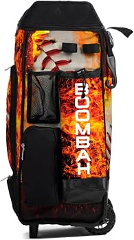 Amazon.com : Boombah DEFCON Superpack Rolling Bat Bag - Telescopic