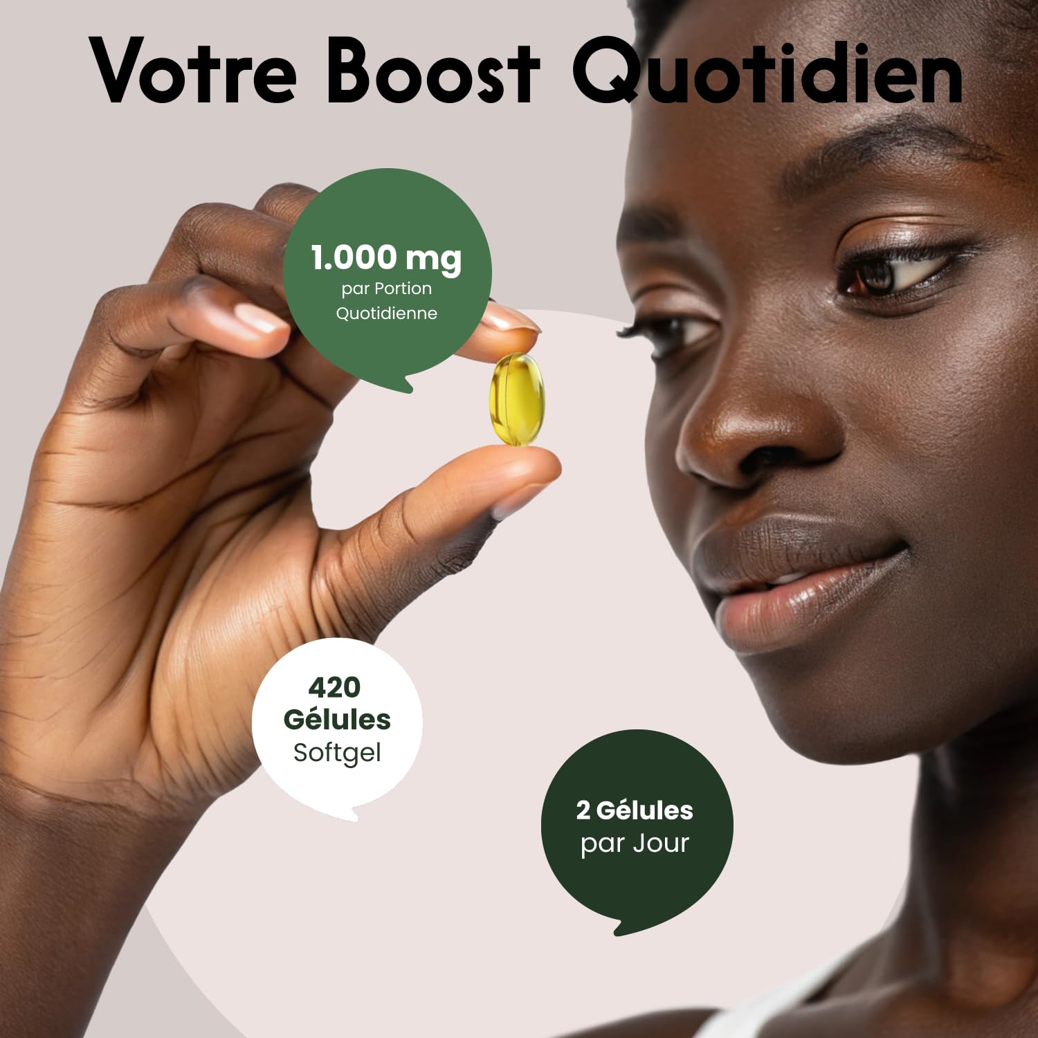 Huile de Nigelle Gelules – Capsules d’Huile de Cumin Noir – 420 Gélules Softgel 1 000 mg avec Vitamine E – Fabriqué en Allemagne
