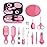 Baby Grooming and Healthcare Kit, Infant Safety Care Set with Hair Brush Comb Nail Clipper Nasal Aspirator,Baby Essentials Kit for Newborn Girls Boys (13 in 1, Pink)