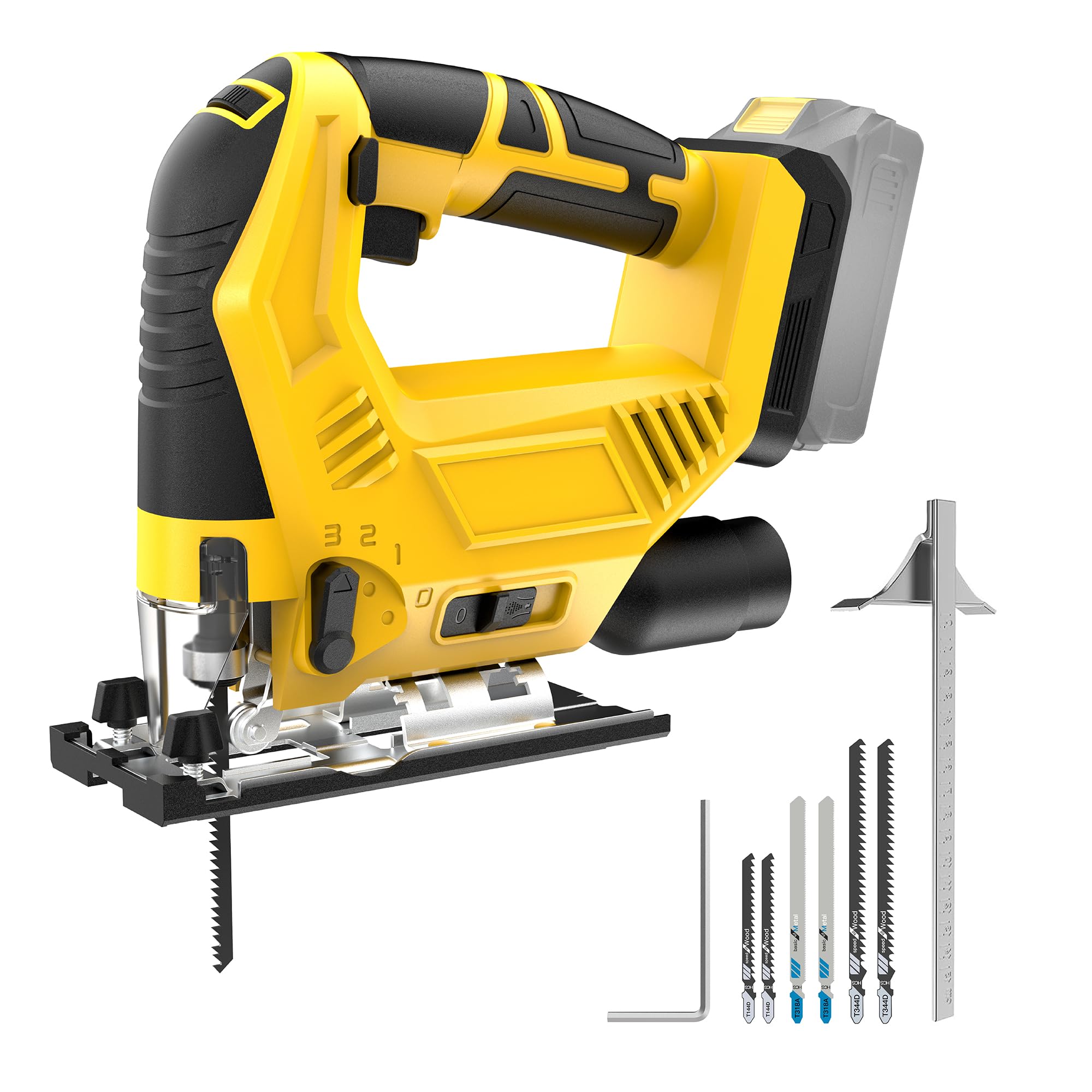 EMTMOUN Cordless Jig Saw Compatible with Dewalt