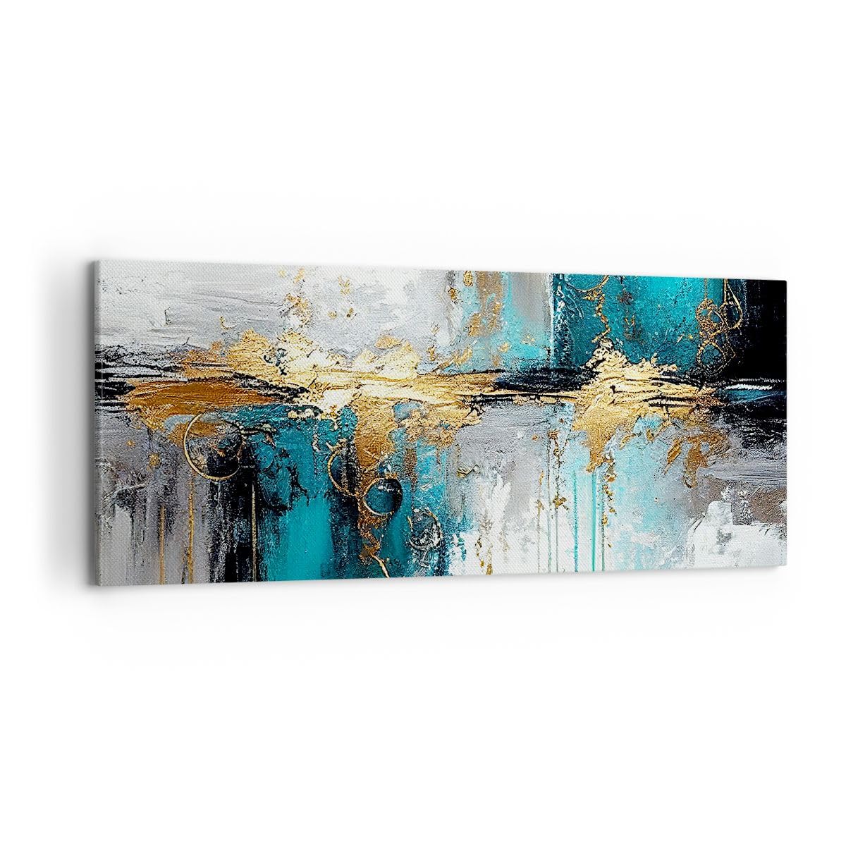 Quadri Moderni su Tela 120x50 cm Stampe da Parete Astratto Arte - 5774 | Deco CIAO Quadro Decorativo Grande 1 pezzo Soggiorno Camera da Letto Arte da Parete Decorazione da Parete ARTTOR
