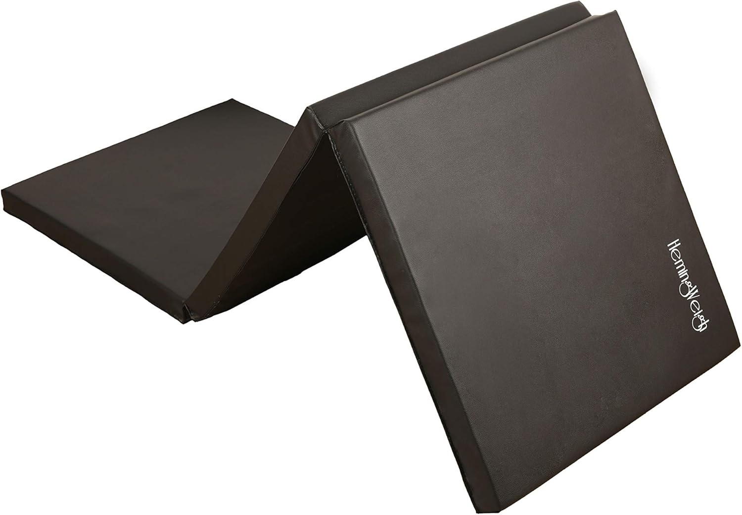 Tri-Fold Folding Gymnastic Mat for Yoga, Pilates, Martial Arts, Stretching and Aerobics, Lightweight and Portable By Hemingweigh : Sports & Outdoors