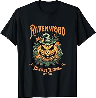 Ravenwood Harvest Festival Halloween Pumpkin Thanksgiving T-Shirt - Buy now