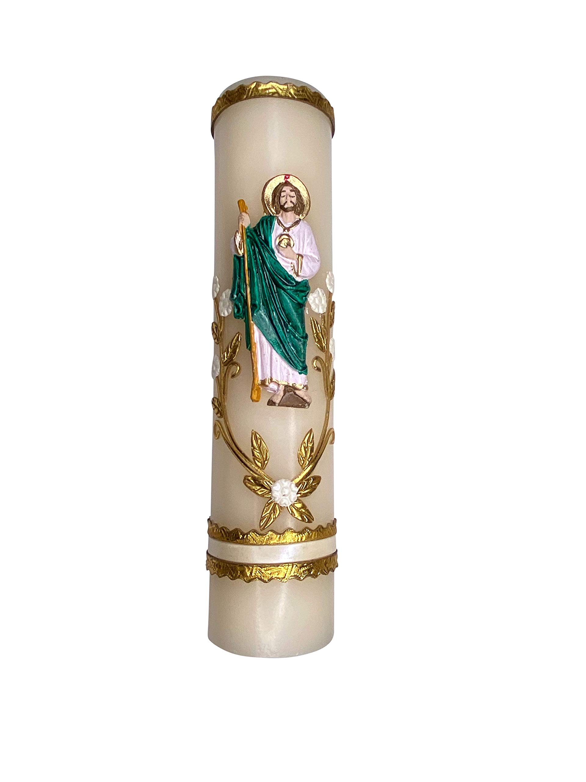 Angelitos de MexicoAngelitos de Mexico Saint Jude Handmade Candle Cirio San Judas Tadeo Hecho a Mano