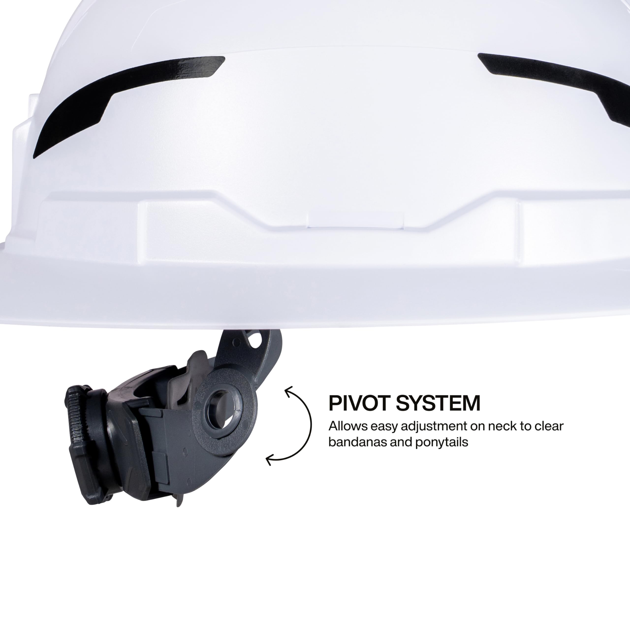 Klein Tools Casco duro tipo 2, ala completa sin ventilación, clase E, suspensión de 6 puntos con soportes de accesorios, acolchado lavable y faro recargable