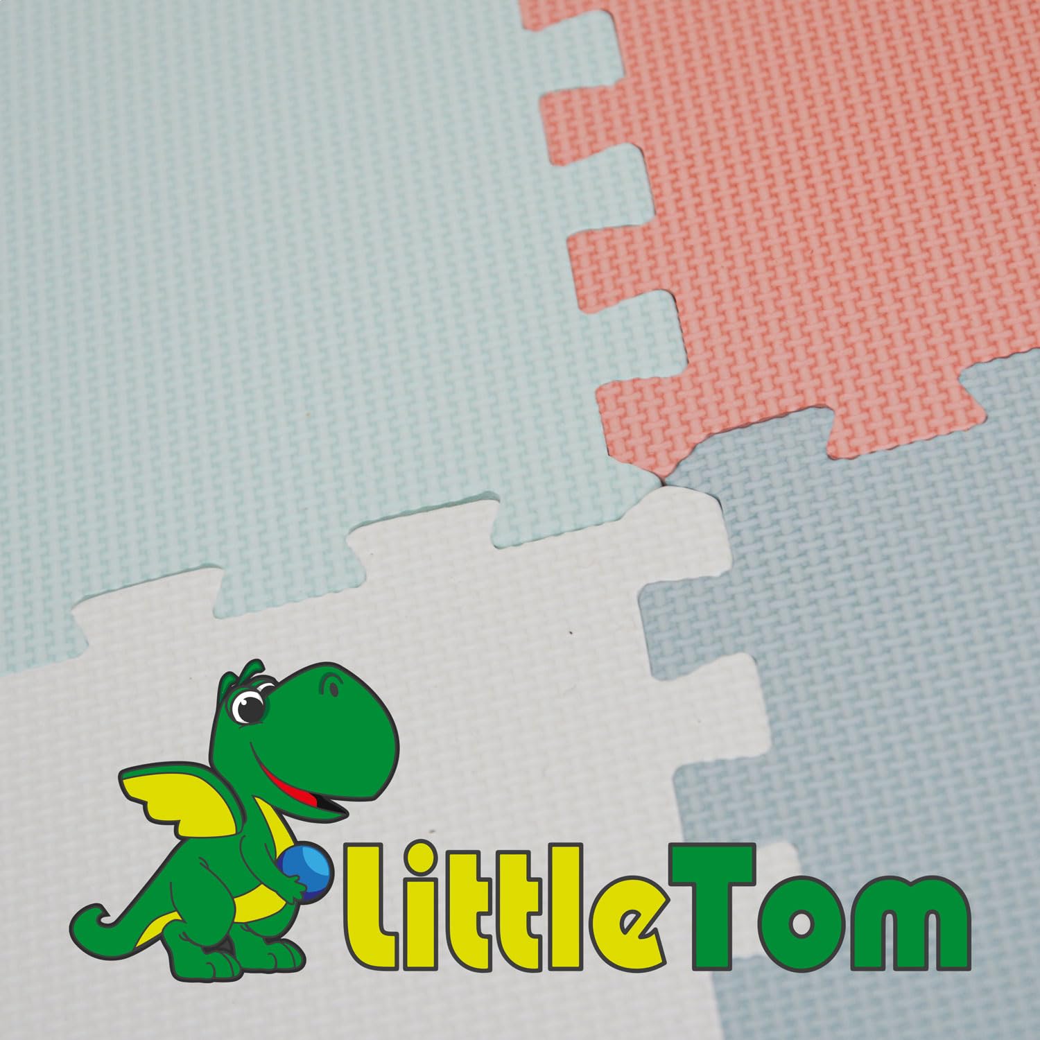LittleTom 36 Teile Spielmatte für Baby ab Null - 30x30 Krabbelmatte - Spielmatte für Kinder Spieldecke - Bodenmatte Kinderzimmer Activity Bodenschutzmatte Spielzeug