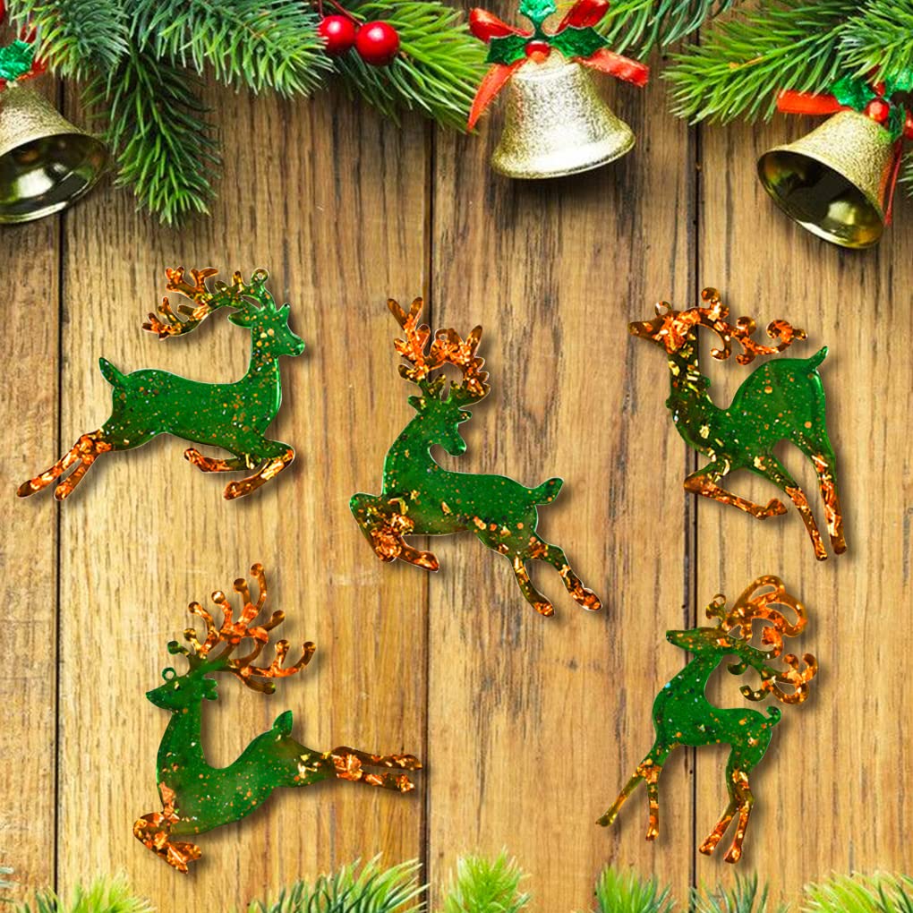 Moules De Renne Pour Résine, Moule De Bougie D'élan De Noël | Moules De Noël