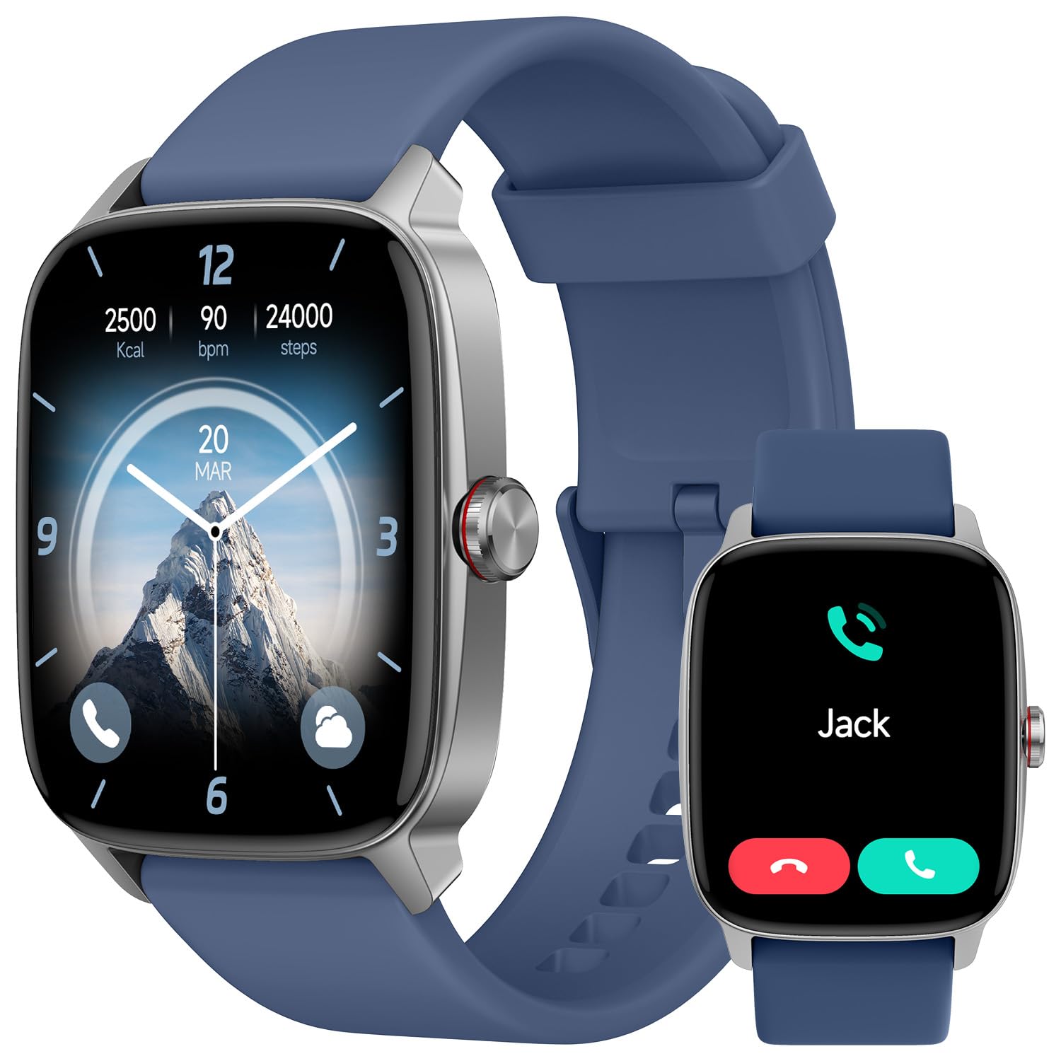 Smart Watch for Men Women Bluetooth Calling AI Built-in IP68 Waterproof Fitness Tracker Sleep Monitoring 1 85 DIY