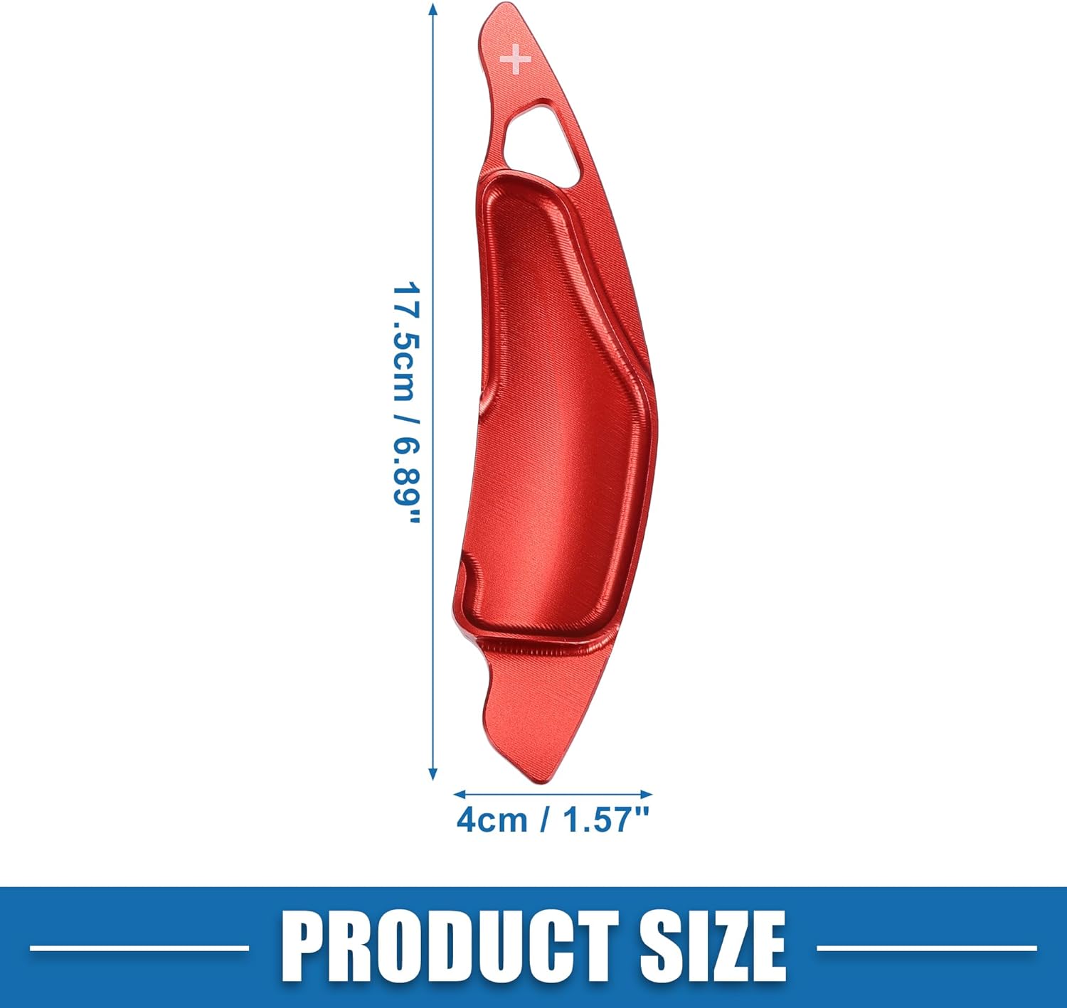 Steering Wheel Shift Paddle Cover Shifter Extension for Lexus is Series 2006-2012 Aluminum Alloy Red (Set of 2)