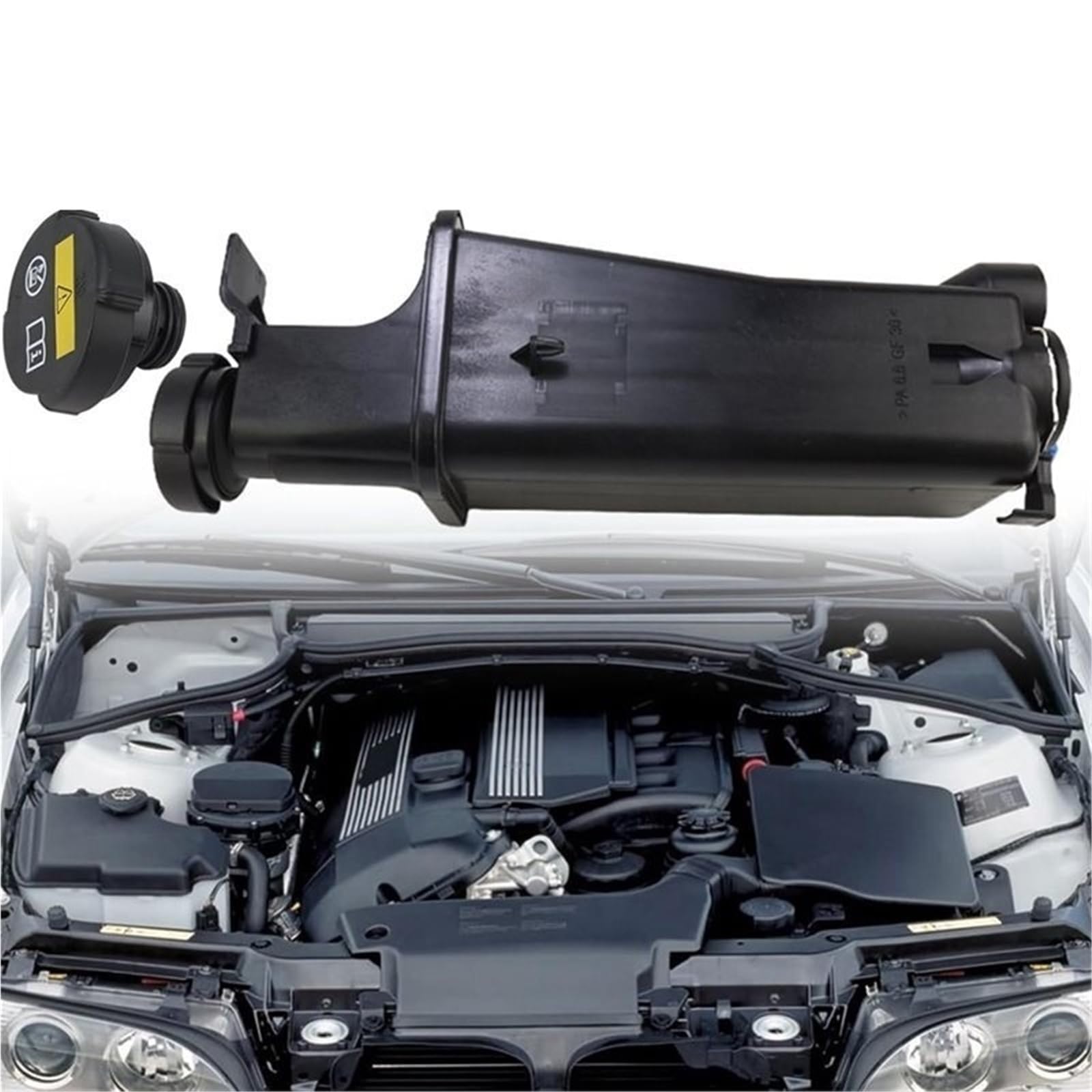 Zbirnik Płynu Chłodzącego Pasuje do BMW X3 X5 serii 3 E46-A65M przepełnienie płynu chłodzącego silnika odzyskiwanie zbiornik i korek 603-535 17137787039