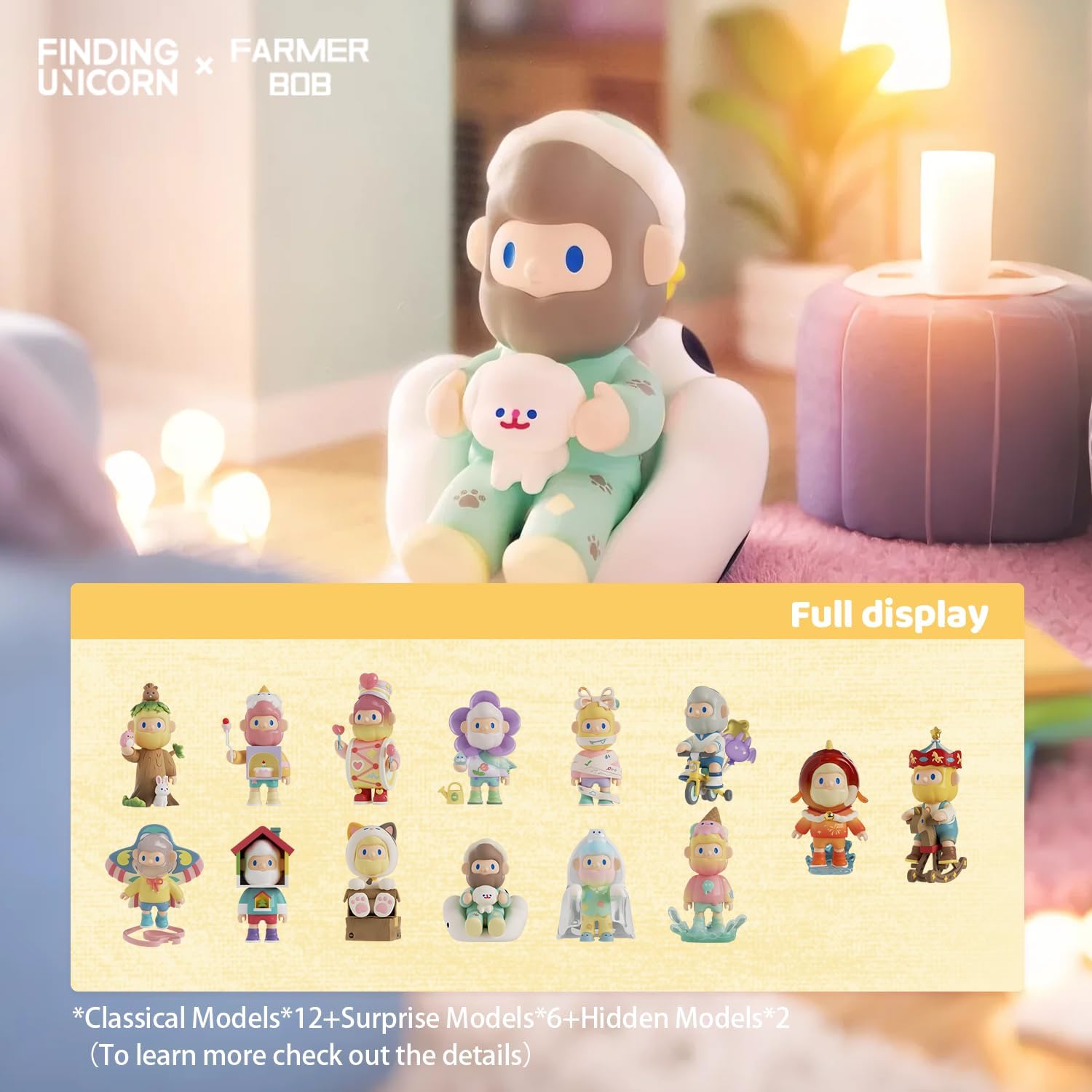 Farmer BOB Flash Back Series Blind Box(Whole Set 12pcs)