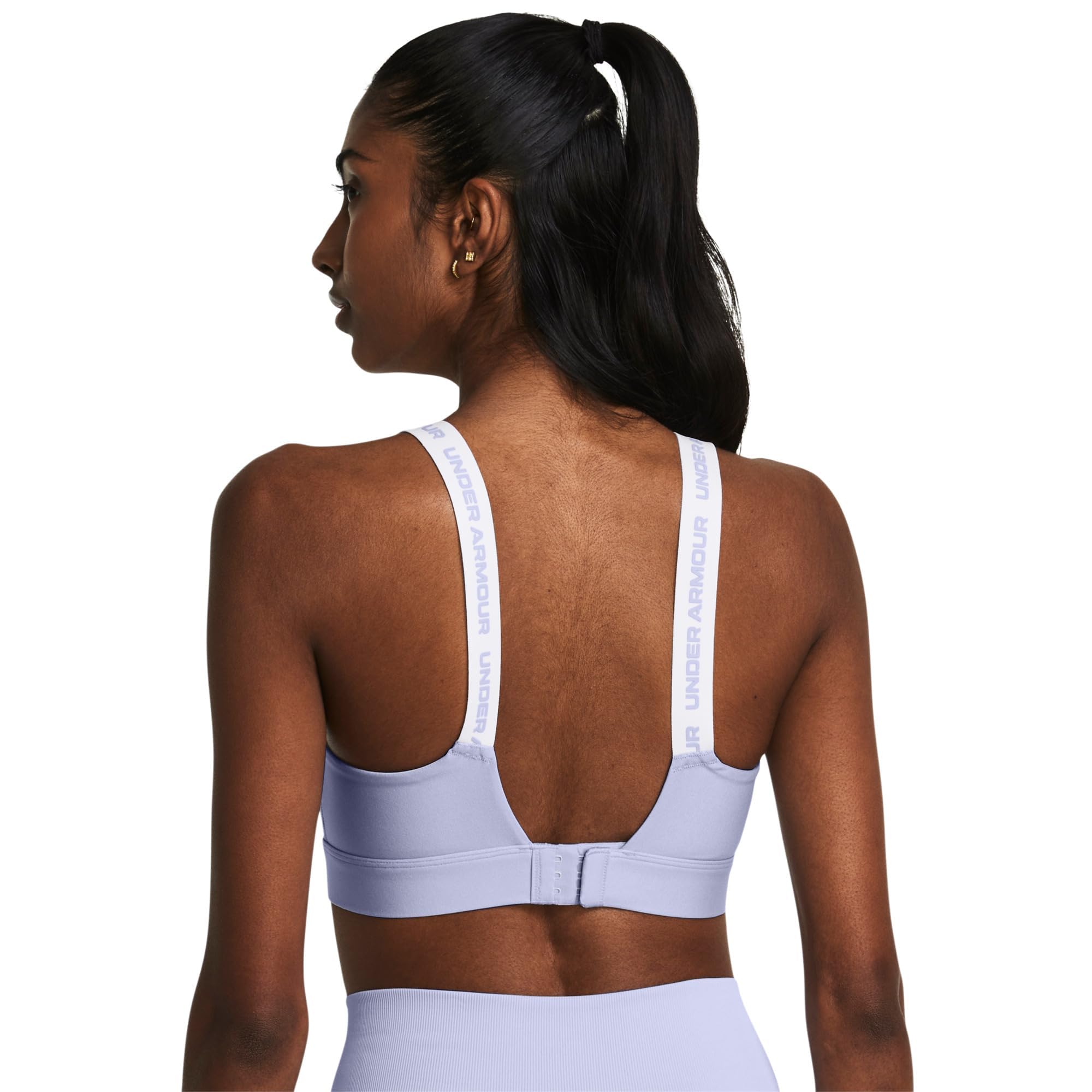 Under Armour Reggiseno sportivo da donna Infinity ad alto impatto, (539) Celeste / / Bianco, D/DD (L)