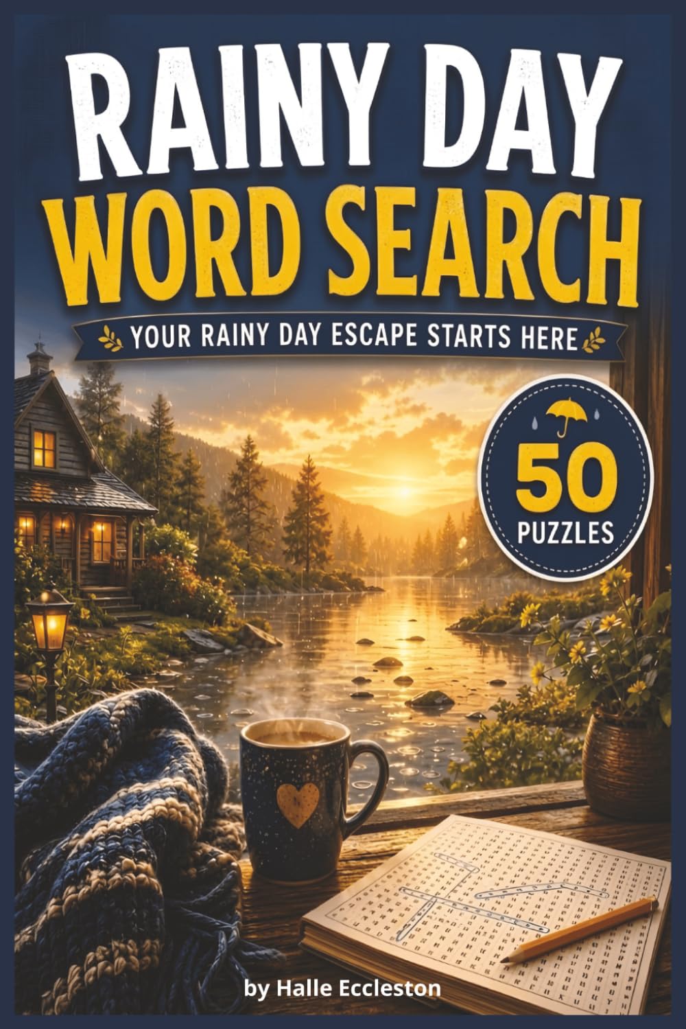 Rainy Day Word Search: Relaxing Word Search for Adults and Seniors – Cozy Indoor Puzzles for Rainy Days, Stress Relief, and Quiet Time