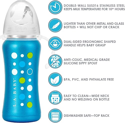 Miniatura 3 de Ultimate - Vaso para beber de acero inoxidable Vaso aislado de 9 onzas para niños pequeños que aísla más de 10 horas Sin fugas, silicona de grado